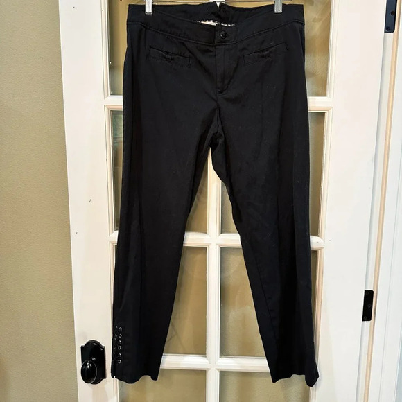 ANTHROPOLOGIE Elevenses Lace Up Trousers Slacks Pants - 12 - Picture 4 of 13